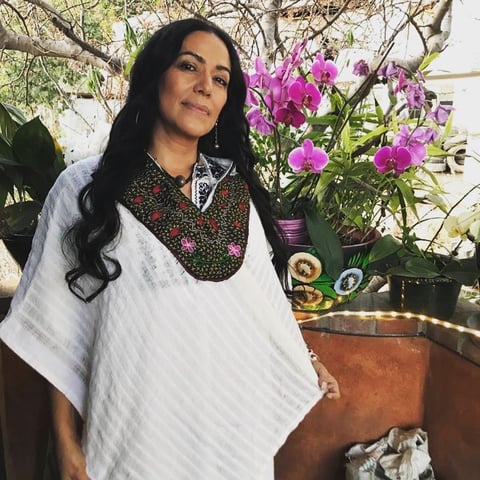 Paz y amor. La cantante Lila Downs deseó lo mejor a sus seguidores.