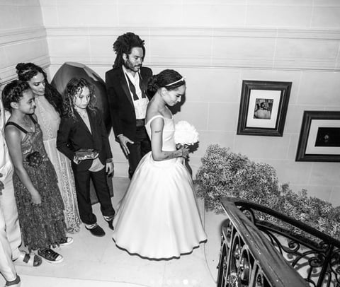 Zoë Kravitz wedding 