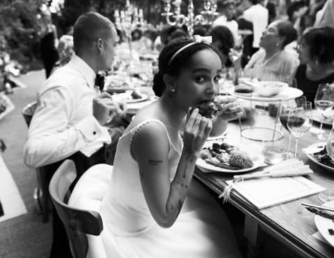 Zoë Kravitz wedding 
