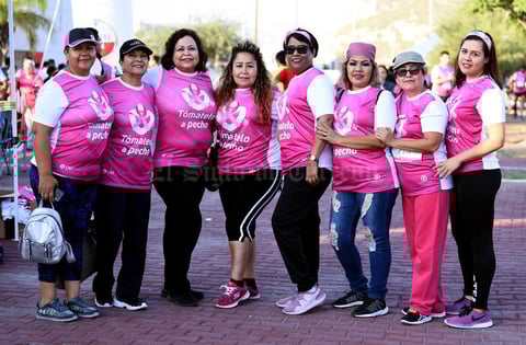 03012020 RECORREN DISTANCIA JUNTOS.  María, Patricia, Blanca, Esther, Sara, Lucero, Lolis y Pera.