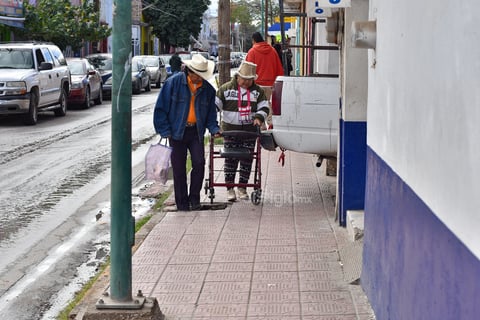 Algunas cocheras son insuficientes para algunos automóviles, dejando una parte obstruyendo el paso de los peatones, quienes deben enfrentarse a la vez a pozos.