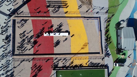 Cientos de familias acudieron a la Plaza Mayor a disfrutar de la Rosca más Grande de la Laguna.