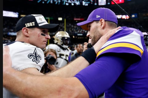 Vikingos de Minnesota dan la sorpresa eliminando al los Santos de Nueva Orleans