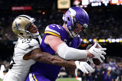 Vikingos de Minnesota dan la sorpresa eliminando al los Santos de Nueva Orleans