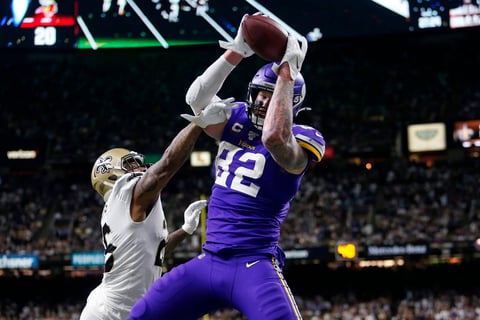 Vikingos de Minnesota dan la sorpresa eliminando al los Santos de Nueva Orleans
