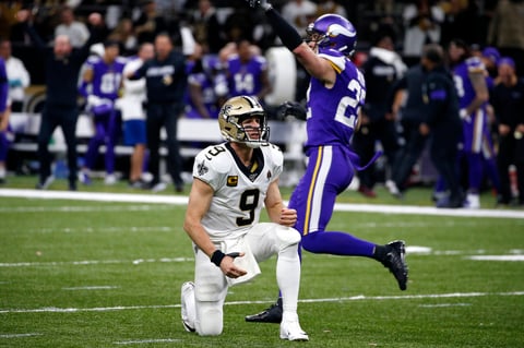 Vikingos de Minnesota dan la sorpresa eliminando al los Santos de Nueva Orleans