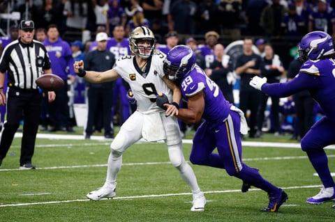 Vikingos de Minnesota dan la sorpresa eliminando al los Santos de Nueva Orleans