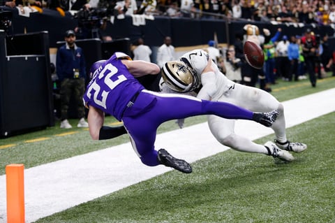 Vikingos de Minnesota dan la sorpresa eliminando al los Santos de Nueva Orleans
