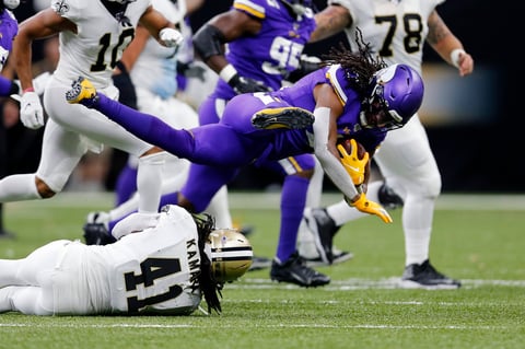 Vikingos de Minnesota dan la sorpresa eliminando al los Santos de Nueva Orleans