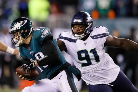 Seattle vencen a Filadelfia en la ronda de comodines