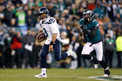 Seattle vencen a Filadelfia en la ronda de comodines