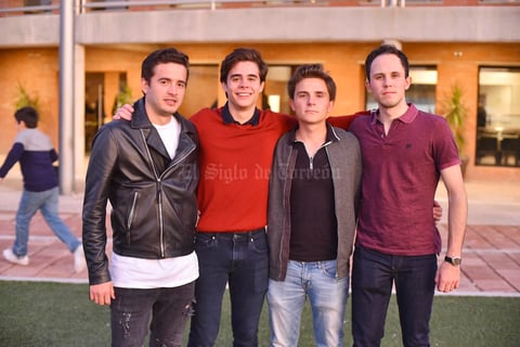 Diego, César, Andrés y Diego