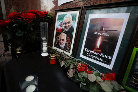En la embajada, también se recordó al general iraní Qasem Soleimani, muerto en una operación de EUA.