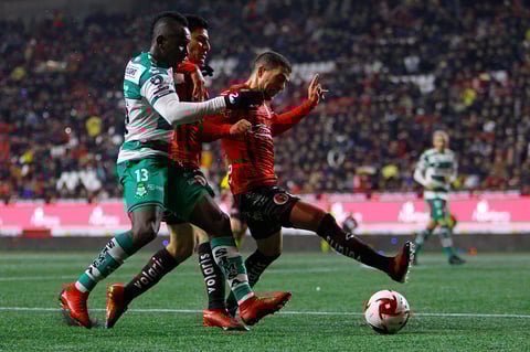 Los Guerreros de Santos Laguna cae 2-1 ante Xolos de Tijuana en el Clausura 2020
