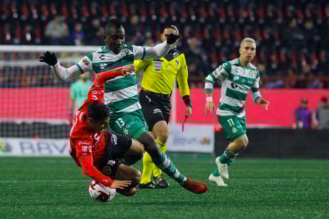 Los Guerreros de Santos Laguna cae 2-1 ante Xolos de Tijuana en el Clausura 2020