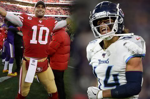 Titanes de Tennessee y 49ers de San Francisco avanzan a las Finales de Conferencia