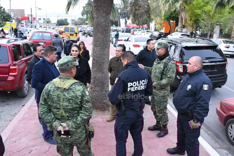 Previo al inicio de la revisión de las mochilas de los alumnos, se les informó a los padres de familia sobre el mecanismo.