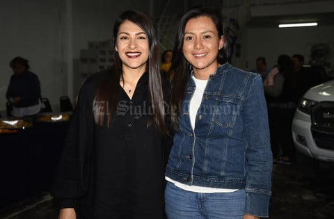 13012020 RECIENTE EVENTO.  Elisa Guajardo y Abi Acosta.