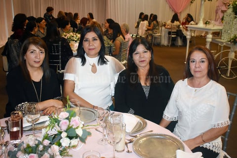 15012020 EN UN EVENTO SOCIAL.  Sandra, Claudia, Gloria y Rosy.