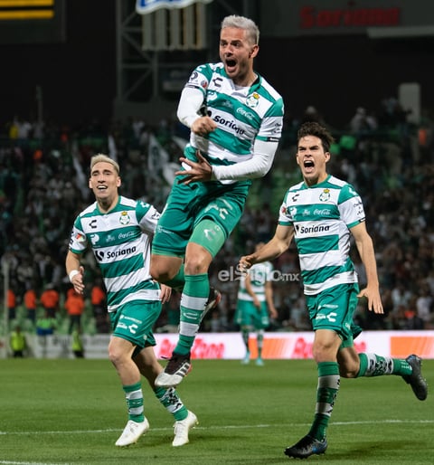 Festejo de gol de Diego Valdés 


 Santos vs León

Jornada 2 clausura 2019