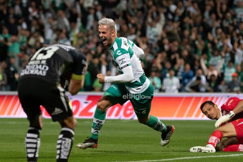 Festejo de gol de Diego Valdés 


 Santos vs León

Jornada 2 clausura 2019