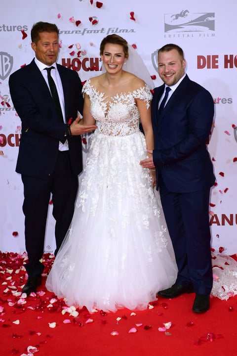 Til Schweiger,  Nadine Thomann y Mario Koras
