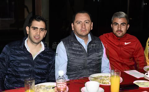 23012020 Alberto Díaz de León, Eduardo Almodóvar y Alejandro Valenzuela.