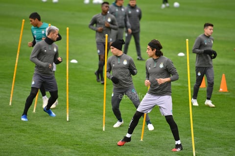 Santos Laguna entrenó la mañana de este lunes en el TSM