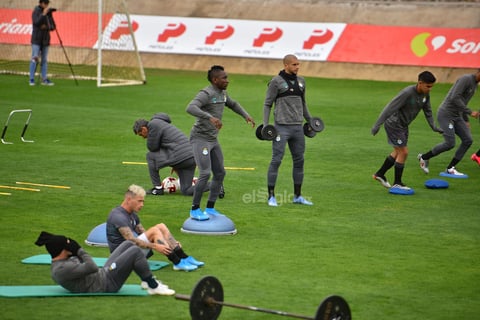Santos Laguna entrenó la mañana de este lunes en el TSM