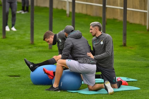 Santos Laguna entrenó la mañana de este lunes en el TSM