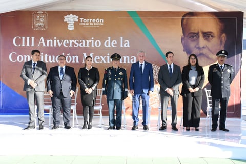 Se conmemoró el aniversario de la Constitución Mexicana de 1917.