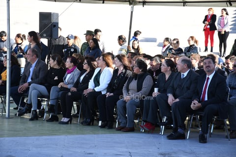 Estuvieron presentes autoridades del Ayuntamiento y del 33er Batallón de Infantería de la XI Zona Militar.
