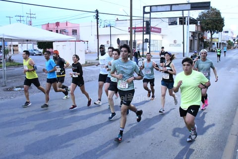 Participaron en la prueba deportiva.