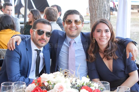 Miguel Murra, Gerardo Castrejon y Monica Cueva.