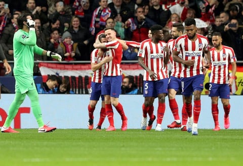 Atlético de Madrid vence al Liverpool en la ida de los 'Octavos' de la Champions League