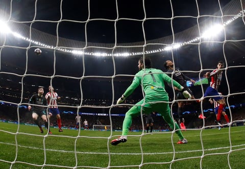Atlético de Madrid vence al Liverpool en la ida de los 'Octavos' de la Champions League