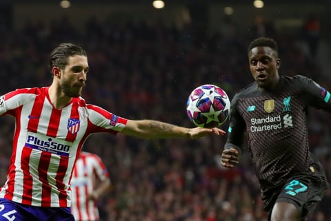 Atlético de Madrid vence al Liverpool en la ida de los 'Octavos' de la Champions League