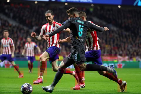 Atlético de Madrid vence al Liverpool en la ida de los 'Octavos' de la Champions League