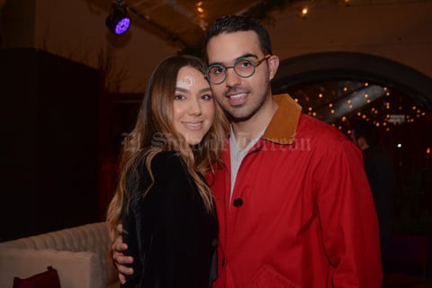 18022020 EN UN CUMPLE.  Valeria y Marcelo.