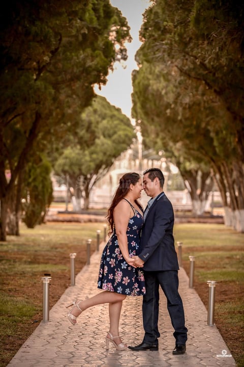 23022020 Natalia y Jesús disfrutan de su amor a unos meses de haber contraído nupcias.