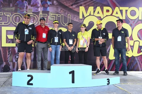 Premiación a ganadores del Maratón Internacional Lala 2020