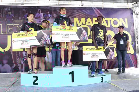 Premiación a ganadores del Maratón Internacional Lala 2020