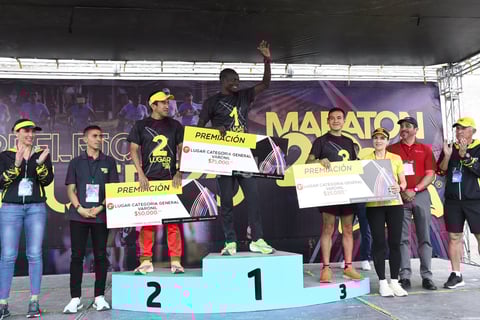 Premiación a ganadores del Maratón Internacional Lala 2020