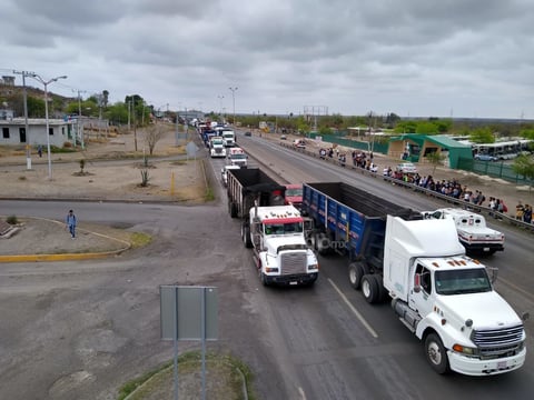 Marchan en Caravana por la Solidaridad en Coahuila