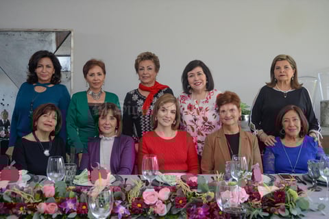 11032020 CELEBRAN ANIVERSARIO.  Damas del Club de Jardinería Alhelí.
