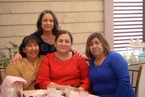 15032020 ASISTEN A DESPEDIDA DE SOLTERA.  Margarita, Margarita, Norma y Yolanda.