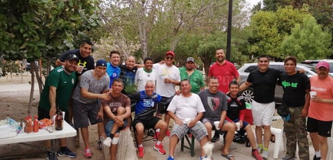 19032020 Algunos integrantes del grupo de adultos mayores Amantes de la Vida en reciente reunión, invitados por Ing. Juan Manuel González.