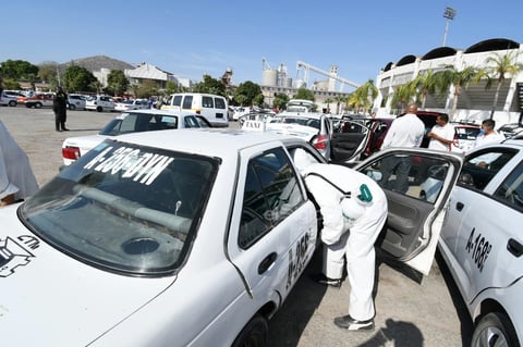 Buscan evitar propagación del coronavirus en transporte público de Gómez y Lerdo