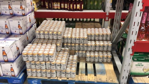 La Laguna realiza compras de pánico de bebidas alcohólicas 