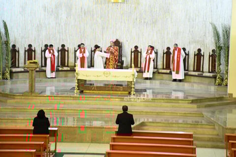 Semana santa domingo de ramos 


 Obispo Luis Martín barraza celebración de misa